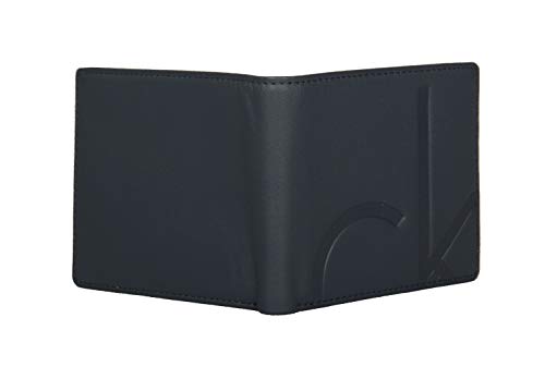 Calvin Klein Man's leather wallet CK JEANS item J5IJ500373 CLARK 8CC SLIMFOLD cm.10,7 x 9, 453 Blue wing teal, UNICA - ONE SIZE3