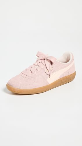 PUMA Womens Palermo Hairy Lace Up Sneakers Shoes Casual - Pink2