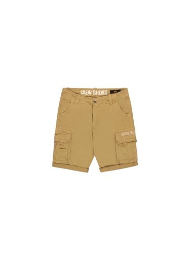 Alpha Industries Crew Short Short für Herren Khaki – Ansicht 1