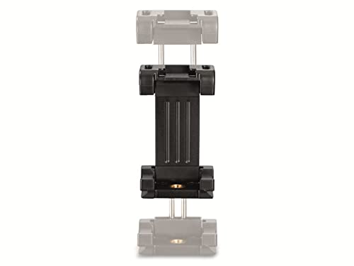 Hama LED Lampe als Videolicht, Fotolicht, Kameralicht (dimmbarer LED Strahler 6000 K, kompakte, tragbare Fotolampe mit Handyhalterung, Blitzschuh z.B. f&uuml;r Mikro, 1/4 Zoll Gewinde f&uuml;r Kamera-Stativ)