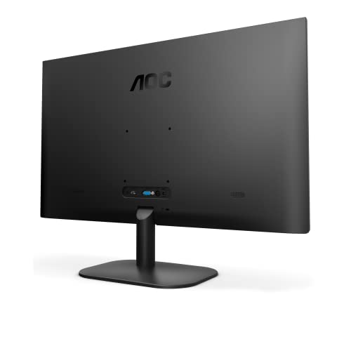 Aoc 27B2H 27" Full Hd Ips Monitor, 3-Sided Frameless & Ultra Slim Design, Hdmi And Vga Inputs, Lowblue Mode, Vesa Compatible,Black #TOP5
