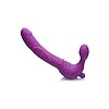 XR Brands – Strap U – Royal Revolver – Vibrerende siliconen strap-on – Paars