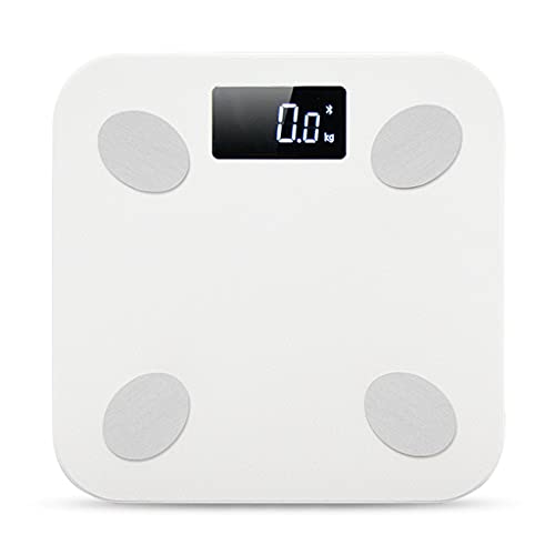 BaoFufc Wi-Fi digital para báscula inteligente, composición corporal completa, incluyendo grasa corporal, IMC, porcentaje de agua, báscula de masa muscular y ósea, báscula inteligente de IMC