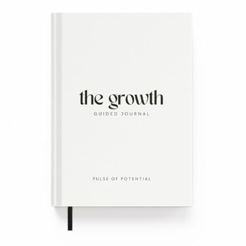 The Growth Guided Journal - Like Therapy in a Journal for Self-Discovery, Healing, Self-Love and Personal Growth - Daily Journal Prompts for Self-Care - Wellness Gift for Men and Women