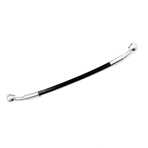 Manguera M10 para freno de motocicleta con conducto trenzado largo de 400cm y curva de 28°