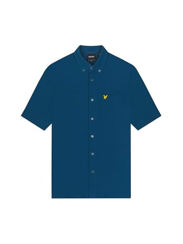 Chemise piquée à manches courtes anti-transpiration et sans repassage pour les fortes chaleurs