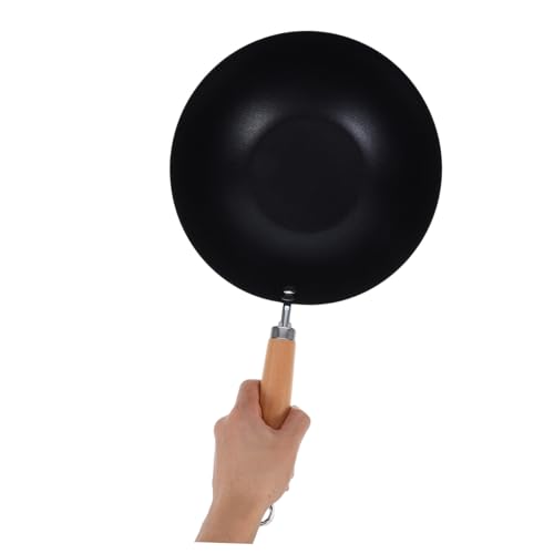 Wok de Hierro con Mango de Madera Garneck miniatura 4