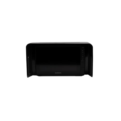Image of BerleyPro Garmin Fish Finder Visor - Sun Cover & Glare Reduction - Fits Echomap UHD /UHD2 /Ultra, GPSMAP, Striker, Echomap Chirp & More - CNC Machined ASA Plastic
