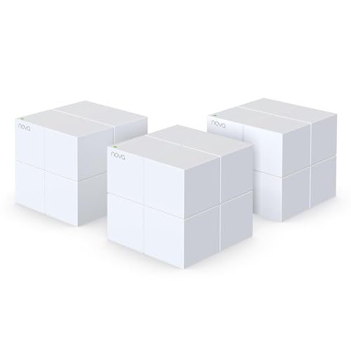 Miniatura 10 de Tenda Nova Mw6 Mesh Router Sistema Wifi De Red En Malla Dual Band Hasta 500 Metros, Mu-Mimo, 2 Puertos Gigabit, Plug And Play, Funciona Con Alexa, Sustituye Tu Repetidor De Red Tradicional Pack 3