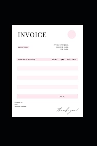 Pretty Pink Invoices
