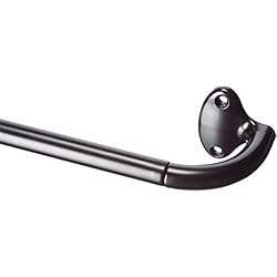 Cortinas Modernas Para Salon Amazon Amazon Basics – Barra de cortina de oscurecimiento, 71 a 122 cm, Bronce