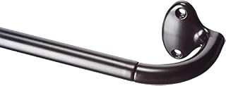 Amazon Basics Room-Darkening Curtain Rod - 224 to 305 cm, Black