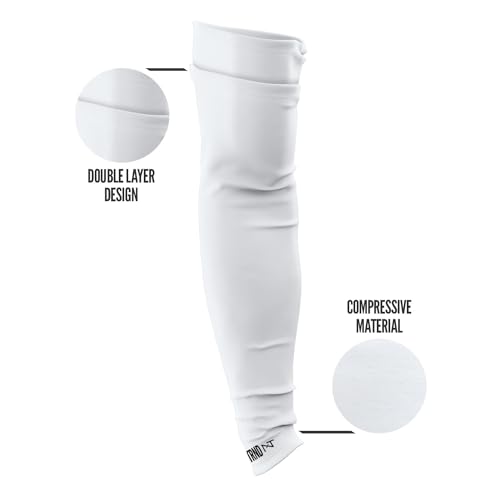 Nxtrnd Double Arm Sleeves, Two Tone Arm Sleeve, Football Arm Sleeves, Sold as a Pair3
