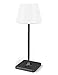 Produktbild infray LED Akku Tischleuchte, Tischlampe dimmbar, Tischleuchte mit akku 4000mAh, Tischleuchte außen kabellos, Tischlampe outdoor IP44 Wasserdicht, LED Lampe für Außen & innen, Naturweiß (Schwarz)