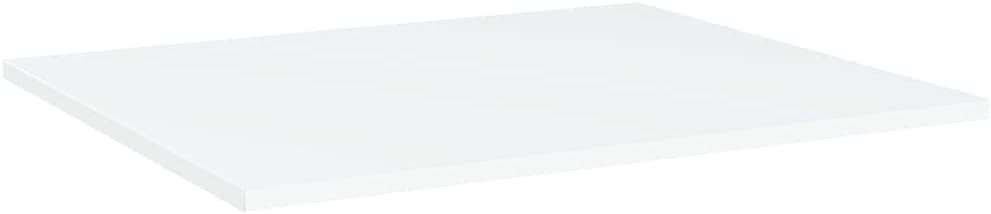 vidaXL Modern White Bookshelf Boards, 8 Pcs 23.6"X19.7"X0.6", Versatile Use, Quality Engineered Wood Material, Easy to Clean