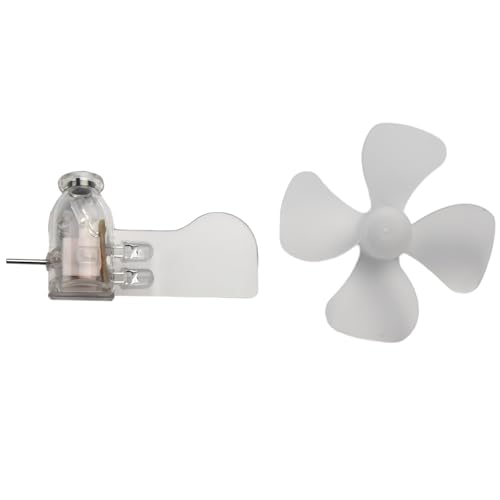 LatoYard Il più piccolo modello di generatore eolico per strumenti didattici - Rotazione a 360°, basso consumo energetico, plastica rossa didattica campione di riscaldatori radianti parte