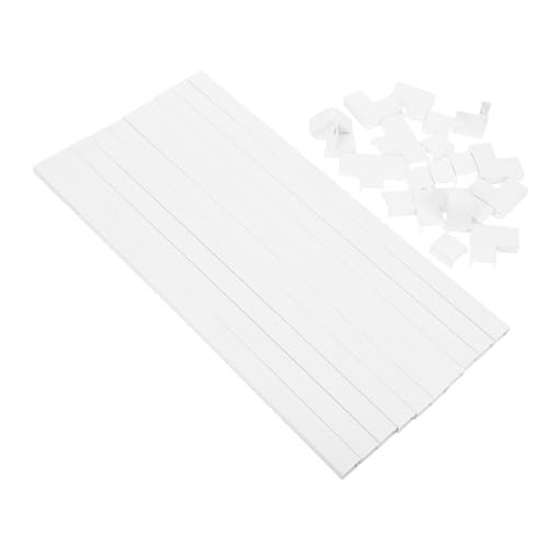 Cabilock 1 Set Cord Hider PVC Raceway Kit Wire Concealer with Adhesive No Drill Wall Installation Cable Covers for Wall Mounted Tv Sturdy for Home Cable Management