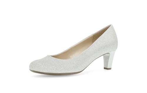Gabor Damen Klassische Pumps, Frauen Pumps,Silber (60),40 EU...