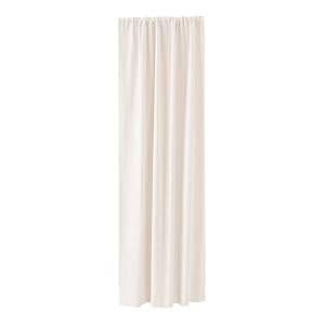 VHC Brands Burlap Farmhouse Curtain Panel, Antique White, 96x50 VHC Brands Burlap Farmhouse Curtain Panel Antique White 96×50