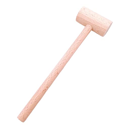 Colaxi Professional Mallets Seafood Hammers Hand Tool Small Wooden Hammer for Jewelry Making Woodwor