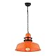 Stylish Orange Chandelier, Adjustable Height 30-130 cm, Metal Body, Ø34 cm, E27 Socket (Max 40W), Perfect for Modern Interiors, IP20 Rated