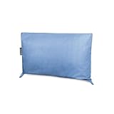 HAPPERS Cojín para Palets Toldotex Impermeable Azul Cielo Respaldo 80x45x20 Liso