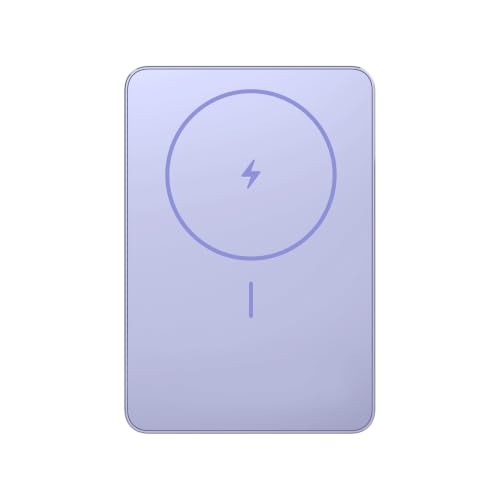 Xiaomi Super Slim Magnetic 5000 Morado Cargador Inalámbrico Portátil Móvil