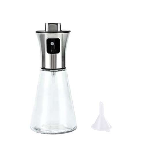Edible oil sprayer, olive oil sprayer, air fryer sprayer, rapeseed vinegar, vegetable oil, portable mini bottle kitchen gadget, for barbecue/frying pan/salad/baking (Cone)