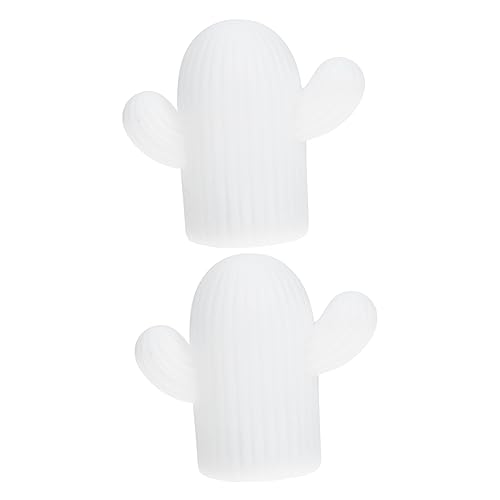 Veemoon 2pcs Lovely Cactus Night Light Delicate Tabletop Lamp for Bedroom and Home Decor Unique Atmosphere Lamp Warm Ambiance Lighting for and Self Use