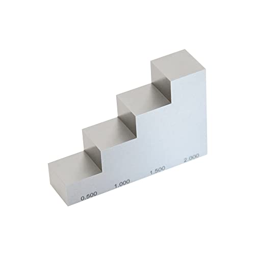 Bloque de calibración de cuñas Jumbo 4 Step de 0.500"-1.000"-1.500"-2.000" para medidor de espesor ultrasónico miniatura 3