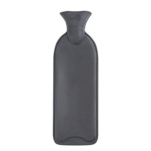 Premium Kinder Wärmflasche Schlauch 0.9 Liter mit schönem weichem Kunstpelz Bezug, Bettflasche aus Naturgummi, Wärmekissen, verschiedene Modelle - Hund