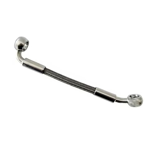 Flexible de frein hydraulique avec raccord banjo 8 mm coude 28-90 degrés pour moto