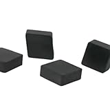 10pcs Zirconium Insulation Boards - High-Temperature Resistant Black Zirconia Ceramic Sheets for Industrial Use(100x100x1mm)