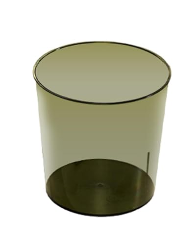 Image of Bathroom Trash Can Small Trash Can Plastic Wastebasket for Bedroom Office Kitchen Dorm Room Dark Green M