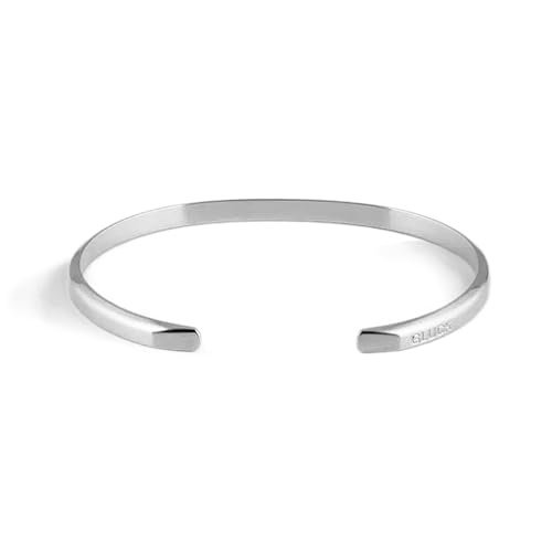 [GLUCK] ブレスレット バングル メンズ レディース 重ね付け アクセサリー 金属アレルギー 錆び プレゼント ゴールド シルバー シンプル 華奢 細身 (silver)のサムネイル