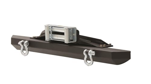 Smittybilt 76740D SRC Classic Front Bumper with D-Ring Mounts and Shackles for 1976-2006 Jeep Wrangler TJ/YJ/LJ
