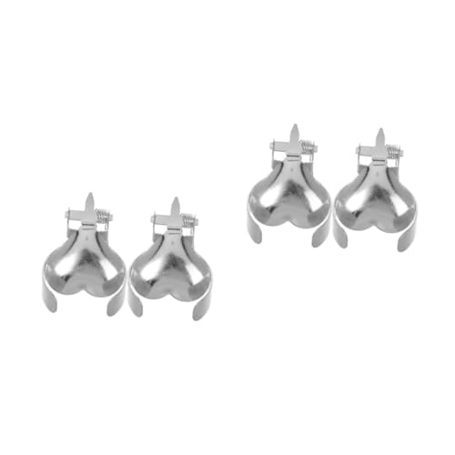 Alipis 4stücke Herzförmige Kerzenlöscher Metall Dekorative Und Sichere Werkzeug Löschen Von Kerzenflammen Für Zuhause Und Hochzeiten Hitzebeständig Und Zuverlässig