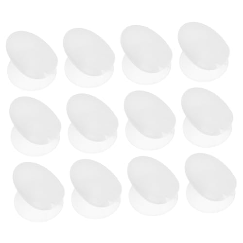 IWOWHERO Silicone Brush Covers 12pcs Lip Brush Protectors Makeup Anti-lost Cover Lip Mask Ideal for Travel Home