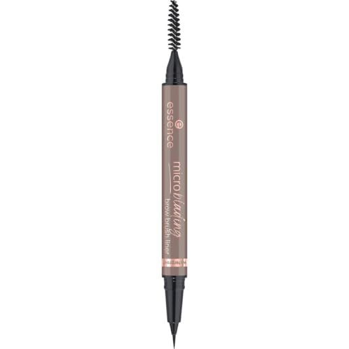 Essence - Eyebrow Pencil Microblading Brow Brush Liner - 02 Light Brown