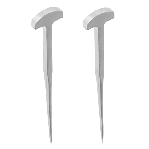 2Pcs Japanese Style Eel Spike Sashimi Knife T-shape Stainless Steel Sushi Chef Tools for Home Kitchen Restaurant