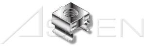 (500 pcs) 5/16"-18, Panel Range=0.093"-0.126", Cage Nuts, Stainless Steel