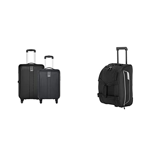 Image of Safari ARC Polyester 55 cms Black Travel Duffle (ARC55RLBLK)