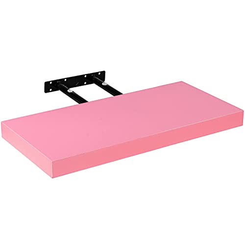 STILISTA Wandregal Volato, freischwebend, Farb- & Größenwahl, 100 cm Pink