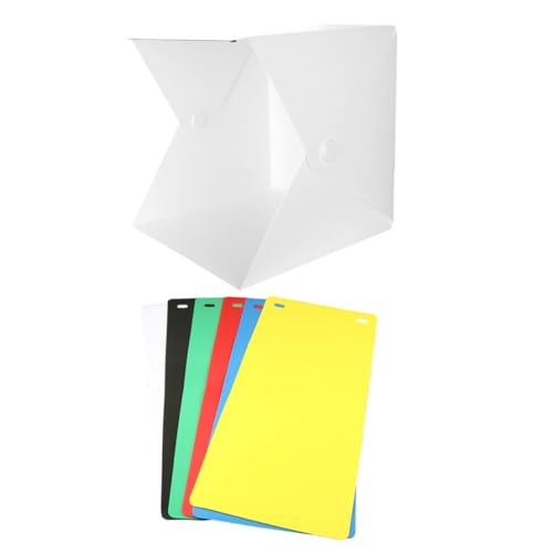 Toddmomy Mini Cubo Luminosa della Luce Mini Scatola Fotografica Sfondi di Diversi Colori Leggera per Fotografia Produzione di Video Commerciali Alimentata Tramite Porta USB