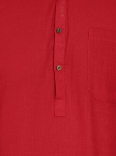 SKAVIJ Mannen Tuniek Viscose Casual Kort Kurta Overhemd Normale Pasvorm Jurk - Image 4