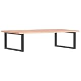 Gecheer Mensola,Ripiano,a Parete per Lavabo,Lavandino,in Legno Massello di Rovere,60x40x2 cm,Porta Lavabo Sospeso in Legno Massello,Porta Lavandino in Legno,Sottolavabo Sospeso da Bagno