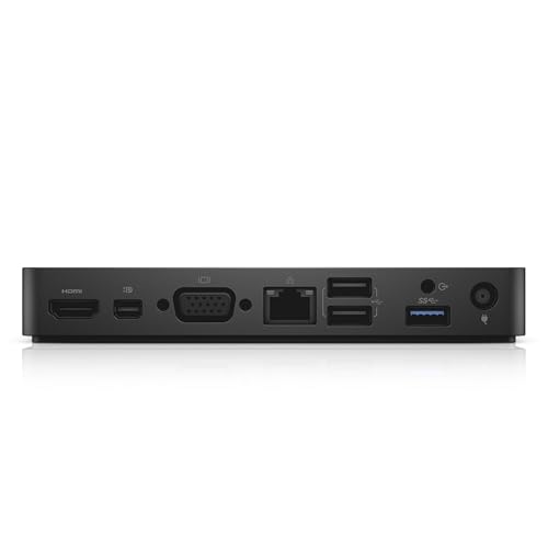 Dell WD15 Monitor Dock 4K with 180W Adapter, USB-C, (450-AEUO, 7FJ4J, 4W2HW),Black,Dual Display - image 3
