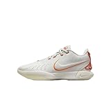 NIKE Lebron XXI Akoya Basketball Shoes (FV2345-001, Light Bone/Coconut Milk/Dark Russet) Size 8