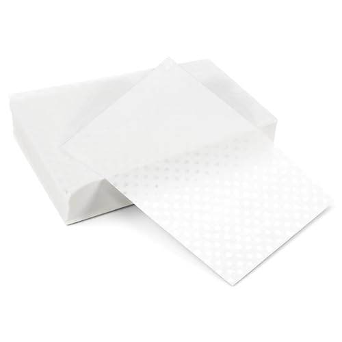 300 Pcs End Papers for Hair Perm Paper for Hair Disposable Salon Hair End Wrap Papers High Temperature Resistance Curling Tissue Styling Accessories for Cold and Hot Perms (White)