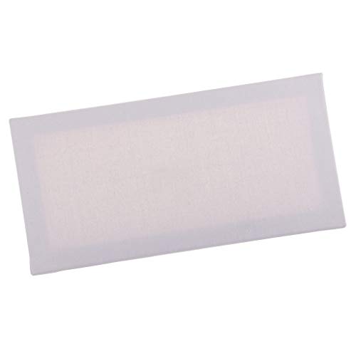 Fenteer 1-Pack Stretched Canvas Board, 20x40cm Rectangle Linen Coating, Wooden Frame Painting Canvas for Oil & Acrylic Art, Easy to Install, Blank Canvas for Students & Artists